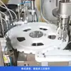 Linha Automática Completa Zonesun para Enchimento, Tamponamento e Rotulagem de Frascos com Capela de Fluxo Laminar para Enchimento de Frascos Estéreis