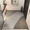 Felpudo de entrada de terciopelo de cristal para el hogar, resistente a la suciedad, absorbente, lavable y recortable.
