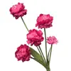 Comercio Exterior Transfronterizo Arreglo de Flores Artificiales de Rosa de 5 Cabezas para Decoración, Flores Falsas para Salón de Bodas, Pared de Fondo de Escena de Boda, Materiales para Arreglos Florales
