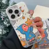 Funda de Alien con Impermeable Linda Adecuada para Apple 17/Iphone15/16 Pro Max Huawei Pura 80 Plata Mate