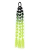 Peruca Colorida Colorida Colorida Lantern Lantern Ponytail Trançada à Mão Dreadlock Trança Longa Trança Lanterna para Mulheres Estilo Hip-Hop
