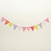 Decorações de Bandeiras, Fitas Floridas, Enfeites para Decoração de Cenário de Atividade em Sala de Aula Escolar
