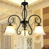 Lámpara de araña para sala de estar Estilo americano Lámparas retro Estilo europeo Pastoral Simple Lujo ligero Alto nivel de lujo Atmosférico Restaurante Dormitorio Lámpara de araña
