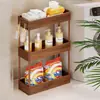Estante de Almacenamiento para Baño, Carrito Móvil para Baño, Estante de Almacenamiento para Detergente de Lavandería, Estante de Almacenamiento para Baño con Ruedas, Estante de Almacenamiento para el Hogar