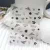 Série Duyuer Adesivos de Unha Populares Estilo Influenciador Realista com Suporte Adesivo para Decoração de Unhas DIY