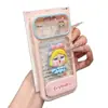 Soporte de Bebé Llorando con Lunares 3D se Transforma Instantáneamente en Funda Transparente Cielo Estrellado Dopamina Compatible con iPhone 16 y iPhone 17 Pro Max