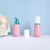 Botella de Espuma Mousse Rosa Cónica para Mascotas en Stock con Fondo Curvo, Botella Espumadora de Limpiador Facial de 60 ml/100 ml, Botella Reutilizable