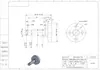Montaje de Brida Articulada Flotante Tipo Brida Redonda Eje con Ranura para Anillo de Retención Pasador Voladizo 45# Núcleo de Eje WHE01