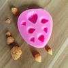 Fruta 7 peças morango decoração bolo molde de cozimento Fondant chocolate líquido silicone molde fábrica vendas diretas