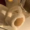 Nuevos calentadores de orejas de invierno, lindos y cálidos, con diseño de orejas de gato, forro de felpa, adecuados para andar en bicicleta, proporcionando protección contra la escarcha y el frío, y plegables