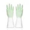 Luvas de Lavar Louça Borracha Látex Duráveis para Lavar Louça e Roupas Borracha Limpeza Doméstica Impermeável Uso Doméstico Feminino Cozinha Especial