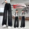 Jeans de Primavera y Otoño para Niños 2026 Nuevo Estilo Coreano Pantalones Anchos Holgados Pantalones Rectos de Moda para Niños