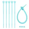 Accesorios de Lanyard para Corbata de Silicona Color Caramelo Estrella Lanyard Lanyard Llavero DIY Ropa Bolsa Accesorios para Teléfono Móvil Accesorios