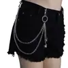 Joyería Transfronteriza Europea y Americana Elemento de Halloween Colgante de Araña Cadena para Pantalones Cadena de Cintura de Metal Punk Retro Streetwear Cadena para el Cuerpo