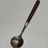 Mango de Madera de Nogal Imitación, Juego de Cuchara y Tenedor de Acero Inoxidable Simple y Elegante, Cuchara de Mesa Estilo Occidental para el Hogar, Vajilla de Alta Calidad