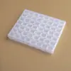 Caja dispensadora de pintura gouache sólida transparente de 56 compartimentos Caja DIY para joyas Caja de almacenamiento Caja de diamantes Caja para cuentas Caja de almacenamiento para joyas