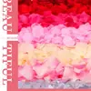 Pétalas de rosa artificiais decoração de declaração de casamento flores para jogar na mão proposta de Dia dos Namorados criar romance arranjo de quarto de casamento fonte