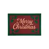 Manteles individuales y posavasos navideños de comercio exterior, decoraciones de mesa para restaurante transfronterizas, manteles individuales estampados con temática navideña, estilo ins de Oriente Medio