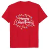 Camiseta Navideña para Hombre Gráfico de Luces Navideñas Fiesta t