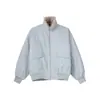 Ropa para Hombre Mtlclothes Estilo Coreano de Alta Gama Zuo Shan Diao Cuello Alto Holgado Chaqueta Gruesa Abrigo de Algodón Moda Casual.