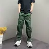 Primavera 2026 Nuevos Pantalones Versátiles de Verano de Moda Rectos Holgados Pantalones Deportivos para Hombre Rayados de Secado Rápido Casuales Primavera