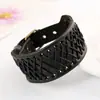 Popular Europeu e Americano Mais Vendido Amazon Quente Vendendo Pulseira de Couro Trançado Retrô para Homens e Mulheres, Joias de Couro Genuíno
