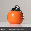 Tarro Pequeño de Cerámica Moderna para Polvo de Té e Incienso Accesorios para Juego de Té Tapón de Tela Lata Sellada Lata Portátil para Almacenamiento de Viaje