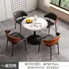 Mesa y sillas de comedor modernas minimalistas hechas a medida del fabricante original, un juego de mesa y sillas de comedor para casas pequeñas, adecuado para uso doméstico y como mesa y sillas de reunión