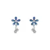 Nuevos Pendientes de Flores Azules 2026 para Mujer, Frescos y Dulces de Verano, Diseño Elegante y Único, Pendientes de Alta Gama