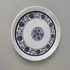 Caiyue Melamina Azul y Blanco Porcelana Vajilla Juego de Cuatro Piezas Imitación Porcelana Hotel Comercial Especial Bol para Sopa Bol para Arroz Taza Platillo Cuchara Vajilla