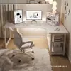 Escritorio y estantería de dormitorio integrados nuevo modelo escritorio de estudio para estudiantes escritorio de computadora de escritorio tocador