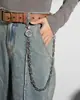 Cadena de Pantalón de Metal Transfronteriza Europea y Americana Tendencia Hip-hop de Alto Nivel Diablo Punk Cadena de Cintura Cadena Colgante para Hombre y Mujer