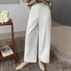 Pantalones de Traje para Mujer de Longitud 7/8, Pierna Ancha Estrecha, Nuevo Estilo Otoño 2026, Cintura Alta, Sueltos, Casuales, Caídos, Pierna Recta para Mujeres Petites