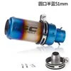 250Sr Z900 Duke390 R6 R1 R3 Mt07 Sc Exhaust Tubo de Escape Modificado para Cilindro de Motocicleta