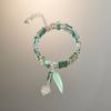 Popular Pulsera Dulce de Verano Verde para Mujer Diseño Ins Pulsera Pequeña Fresca de Mariposa Estudiante Mejor Amiga Regalo de Cumpleaños