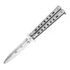 Cuchillo Mariposa de Práctica Plegable sin Filo Hecho de Fábrica para Exterior Csgo Cuchillo Mariposa Portátil Herramienta de Entrenamiento para Ejercicio de Mano