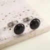AliExpress Amazon Nuevo Artículo Gemelos Redondos Joya Moda Retro Gemelos para Camisa de Hombre