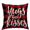 Funda de Almohada para San Valentín Transfronteriza Diseño de Globo de Amor Gnomo Funda de Cojín Amazon Home Estilo Nórdico Hogar