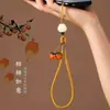 Colgante para Lanyard de Teléfono Móvil Shishi Ruyi, Lanyard Corto para Muñeca, Colgante para Funda Protectora de Teléfono Móvil, Memoria USB, Anti-Pérdida, Estilo Chino