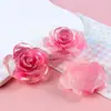 Múltiples Opciones Disponibles~ Parches de Resina de Colores Arcoíris Semitransparentes Luminosos Flor de Rosa Materiales para Accesorios de Joyería DIY Venta al por Mayor
