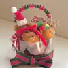 Coreia do Sul decoração de bolo de Natal para assar Feliz Natal bandeirinha pequena plug-in para bolo decoração de bolo Feliz Natal