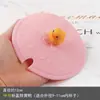 Tapa de Silicona a Prueba de Polvo de Grado Alimenticio con Dibujos Animados y Ranura para Taza de Té, Ecológica, Puede Sostener una Cuchara, Tamaño Grande, Taza de Desayuno, Amazon