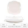 Prato de melamina atacado imitação de porcelana louça de restaurante prato de plástico prato quadrado para cozinhar hotel prato frio acessórios para hot pot