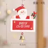 Arte de Hierro de Amazon Papá Noel Muñeco de Nieve Adornos Colgantes de Metal Accesorios de Sobre Navideño Decoraciones para Árbol de Navidad