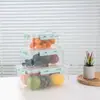 Caja de Almacenamiento Rectangular Mediana Shunxin para Refrigerador, Contenedor para Verduras de Grado Alimenticio, Almacenamiento de Cocina, Caja para Artículos de Uso Diario, Bloques de Construcción