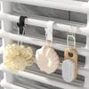 Gancho Multifuncional para Baño sin Agujeros Estante de Almacenamiento Gancho para Radiadores Gancho para Ropa con Capucha Gancho para Toalla de Baño