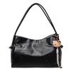 Bolso Tote Coreano Retro de Gran Capacidad para Mujer 2025 Otoño e Invierno Nuevo Estilo Bolso Simple de Axila Estilo Extranjero Bolso de Hombro para Ir al Trabajo