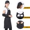 Ropa de trabajo hecha a medida ropa a prueba de aceite impresión diy delantal publicitario para tienda de hot pot de chef cintura con logo personalizado