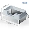 Bandeja para Arena de Gato de Acero Inoxidable Extra Grande Anti-Salpicaduras Abierta Valla Alta Profundizada Semi-Cerrada Inodoro para Gato Suministros para Mascotas