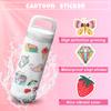 100 tamaño pequeño 4cm pequeñas pegatinas de cámara frescas Amazon ebay línea de chica computadora impermeables pegatinas para botella de agua
